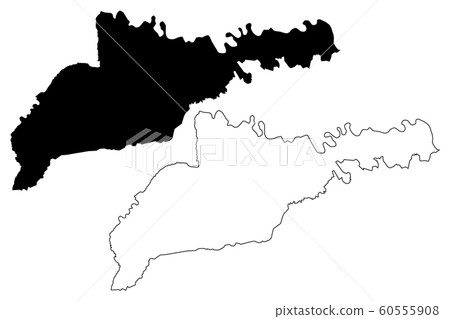 Chernivtsi Oblast map vector.... Chernivtsi Oblast map vector.... 60555908