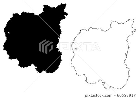 Chernihiv Oblast map vector.... 60555917
