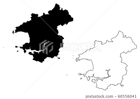Pembrokeshire map vector.... 60556041