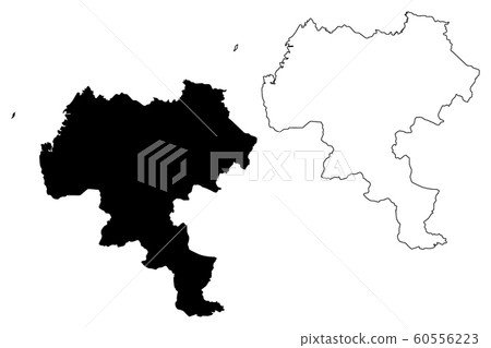 Cauca Department map vector.... 60556223