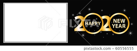 Happy 2020 new year  banner design. 60556555