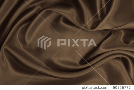 Smooth elegant brown silk or satin texture as 60556772