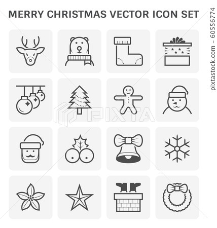 merry christmas icon merry christmas icon 60556774