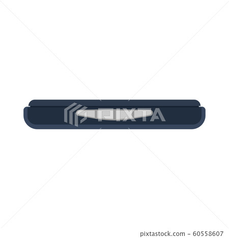 Scanner front view vector icon digital flat device 60558607