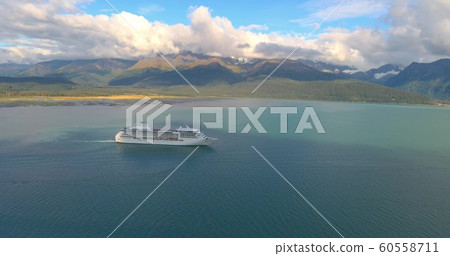 Summer cruise ship in Alaska  60558711