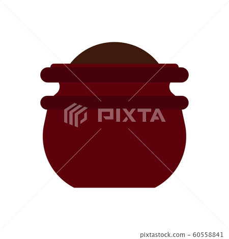 Flower pot vector icon nature plant isolated Flower pot vector icon nature plant isolated 60558841