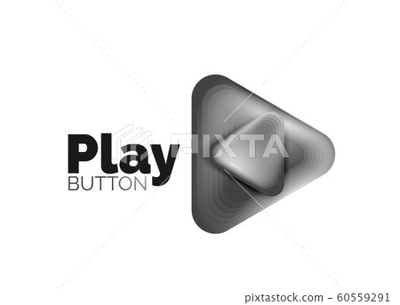 Play, arrow or download button icon, minimal design business logo template. 3d geometric bold in relief style with color blend steps effect. Vector Illustration For Wallpaper, Banner, Background, Card Play, arrow or download button icon, minimal design business logo template. 3d geometric bold in relief style with color blend steps effect. Vector Illustration For Wallpaper, Banner, Background, Card 60559291