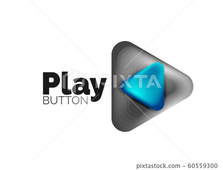 Play, arrow or download button icon, minimal design business logo template. 3d geometric bold in relief style with color blend steps effect. Vector Illustration For Wallpaper, Banner, Background, Card Play, arrow or download button icon, minimal design business logo template. 3d geometric bold in relief style with color blend steps effect. Vector Illustration For Wallpaper, Banner, Background, Card 60559300