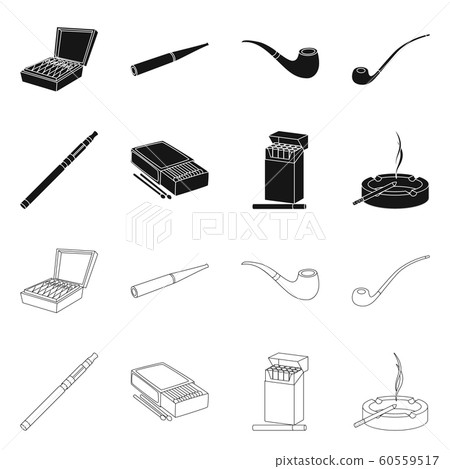 Vector illustration of refuse and stop sign. Collection of refuse and habit stock vector illustration. Vector illustration of refuse and stop sign. Collection of refuse and habit stock vector illustration. 60559517