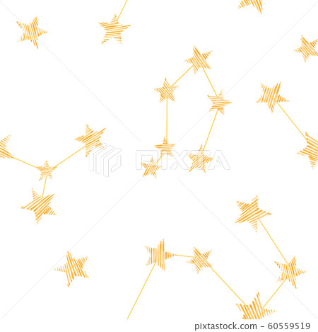 Beautiful vector seamless pattern with watercolor hand drawn stars. Starry sky. Stock Illustration. Beautiful vector seamless pattern with watercolor hand drawn stars. Starry sky. Stock Illustration. 60559519