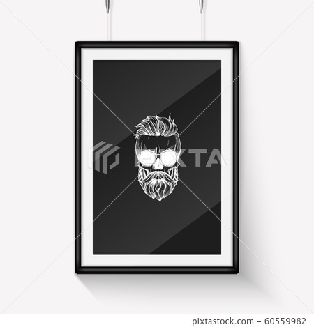 Sketch angry skull line art Sketch angry skull line art 60559982