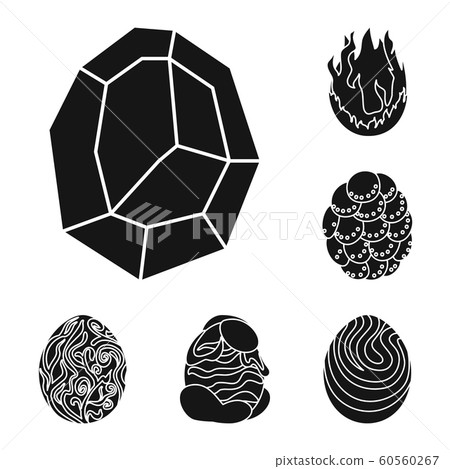 Isolated object of fantastic and cute icon. Set of fantastic and magic vector icon for stock. 60560267