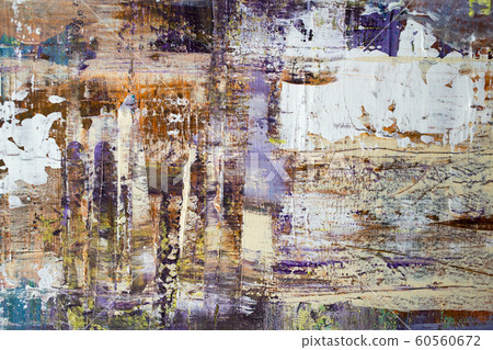 Painting Artistic bright color oil paints texture abstract artwork. Modern futuristic pattern for grunge wallpaper, interior, album, flyer cover, poster, booklet background. Creative graphic design Painting Artistic bright color oil paints texture abstract artwork. Modern futuristic pattern for grunge wallpaper, interior, album, flyer cover, poster, booklet background. Creative graphic design 60560672
