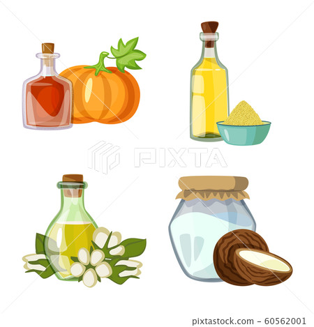 Vector illustration of bottle and glass logo. Collection of bottle and agriculture stock vector illustration. 60562001