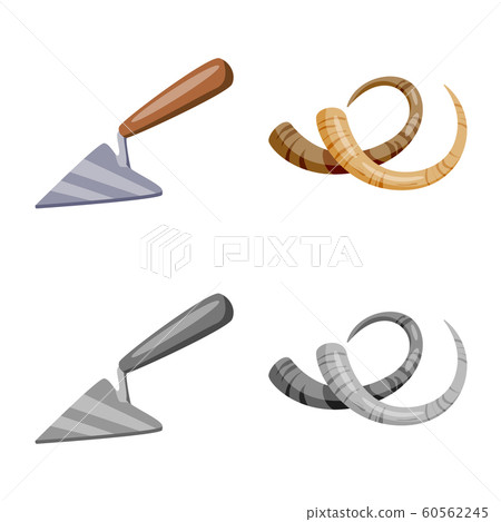 Isolated object of story and items sign. Collection of story and attributes stock vector illustration. Isolated object of story and items sign. Collection of story and attributes stock vector illustration. 60562245