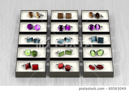 Group of different cufflinks Group of different cufflinks 60563049