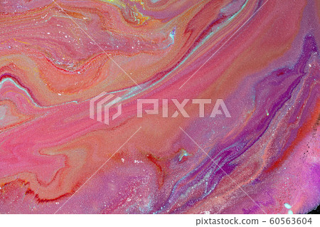 Abstract color background from liquid paints 60563604