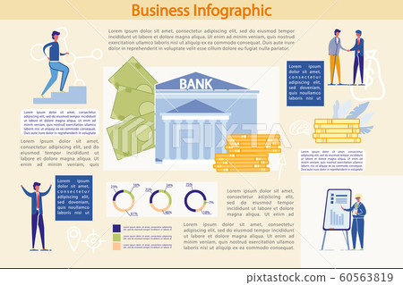 Banking and Finance Business Infographic Set. 60563819