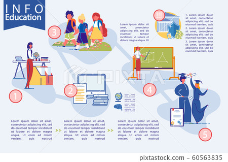 Info Professional Education Vector Infographic Set 60563835