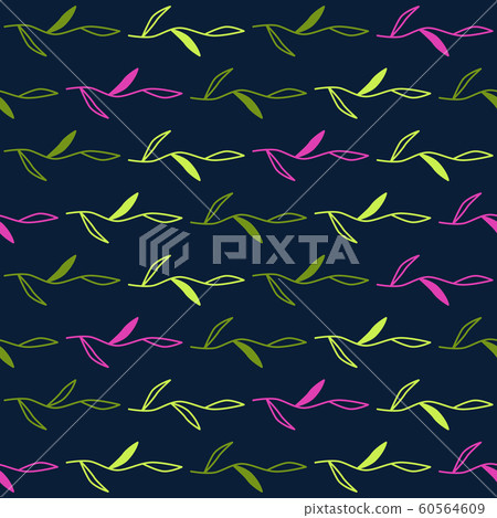 dark seamless pattern with leaves dark seamless pattern with leaves 60564609