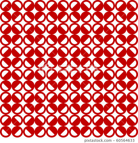 seamless pattern with red circles 60564633