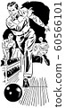 Man Bowling Ten Pin 60566101