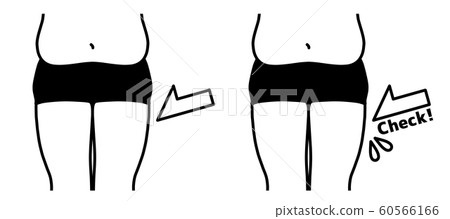 Thick thigh-check-black 60566166