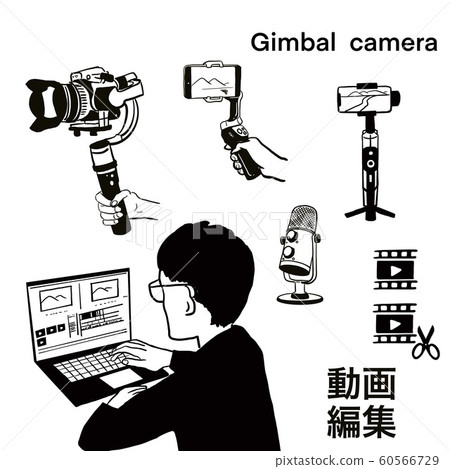 電影,電影編輯,雲台,垂直記錄,拍攝,編輯,麥克風,相機 電影,電影編輯,雲台,垂直記錄,拍攝,編輯,麥克風,相機 60566729