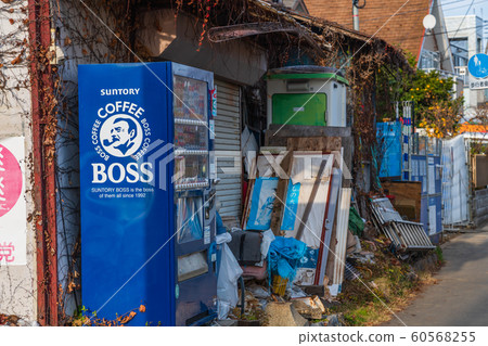 景觀與自動售貨機 60568255