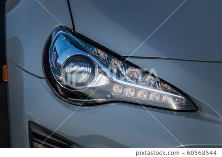 Headlight of the car old Headlight of the car old 60568544