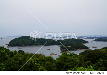 Scenery of Kujuku Island from Ishidake Observatory 60568691