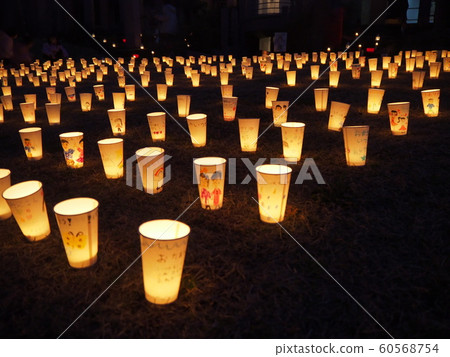Candle night in paper cup Candle night in paper cup 60568754