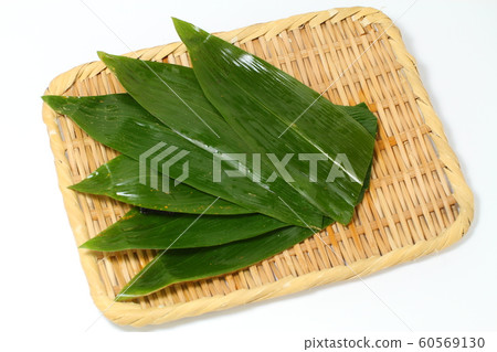 竹葉，濕竹草，水產品和配料 60569130