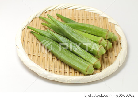 黃秋葵，蔬菜，綠色黃色蔬菜 60569362