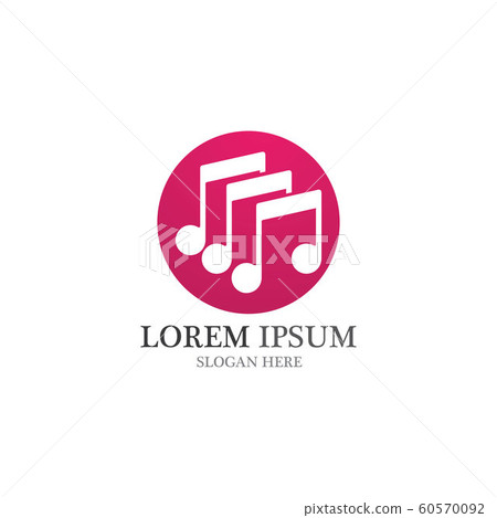 Music note Icon Vector illustration design Music note Icon Vector illustration design 60570092