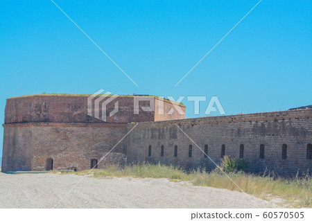 Fort Clinch State Park at Fernandina Beach on Amelia Island, Nassau County, Florida USA 60570505