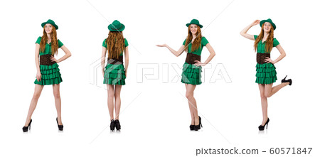 Woman in fashion clothing concept 60571847