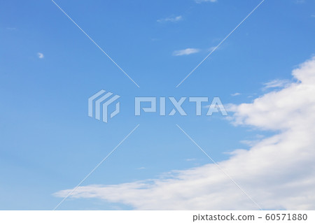 Blue sky background and white clouds soft focus, 60571880