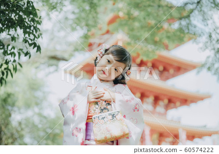Girls Shichigosan Portrait Photography Cooperation: Takahata Fudoson 60574222