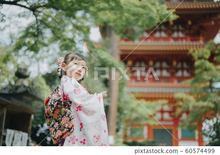 Girls Shichigosan Portrait Photography Cooperation: Takahata Fudoson Girls Shichigosan Portrait Photography Cooperation: Takahata Fudoson 60574499