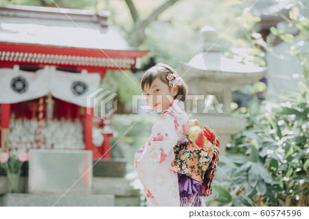 Girls Shichigosan Portrait Photography Cooperation: Takahata Fudoson 60574596