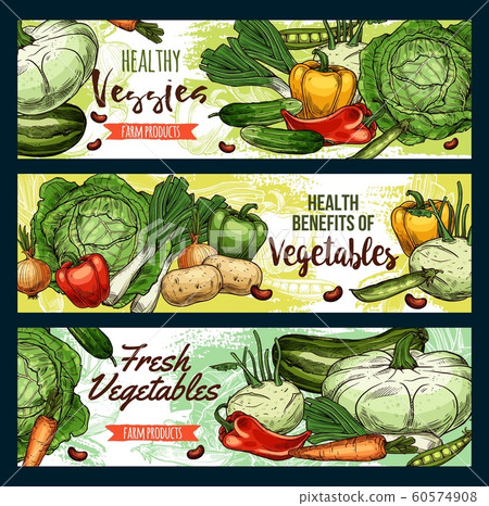 Organic vegetables, healthy vegetarian food Organic vegetables, healthy vegetarian food 60574908