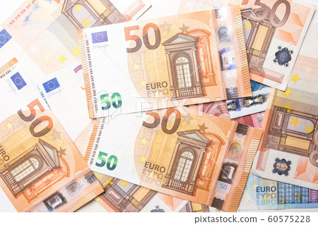 Euro money closeup isolated background. Euro money closeup isolated background. 60575228