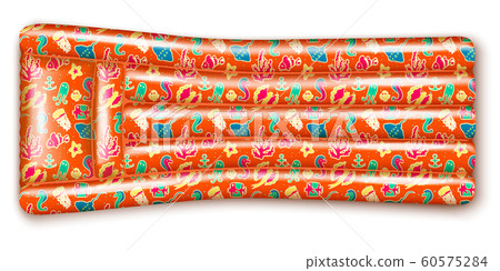 orange inflatable mattress 60575284