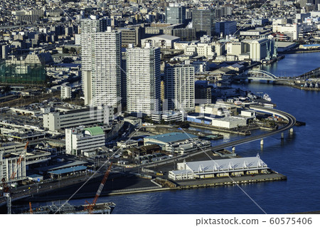 (Kanagawa) Yokohama, Minatomirai as seen from the landmark tower 60575406