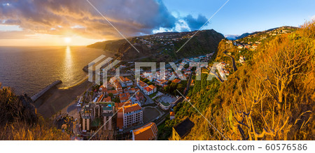 Town Ribeira Brava - Madeira Portugal 60576586