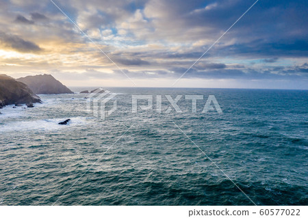 The amazing coastline at Port between Ardara and Glencolumbkille in County Donegal - Ireland The amazing coastline at Port between Ardara and Glencolumbkille in County Donegal - Ireland 60577022