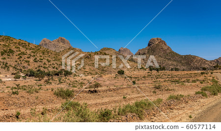 Landscape in Gheralta in Tigray, Northern Ethiopia. Landscape in Gheralta in Tigray, Northern Ethiopia. 60577114