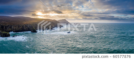 The amazing coastline at Port between Ardara and Glencolumbkille in County Donegal - Ireland The amazing coastline at Port between Ardara and Glencolumbkille in County Donegal - Ireland 60577876