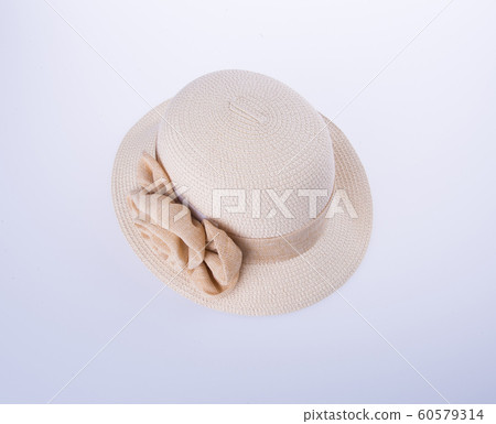hat or lady straw hat on a background new. hat or lady straw hat on a background new. 60579314